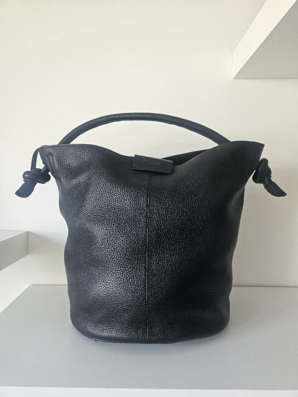 Radley London Black Pebbled Leather Tote Bag | Genuine Leather